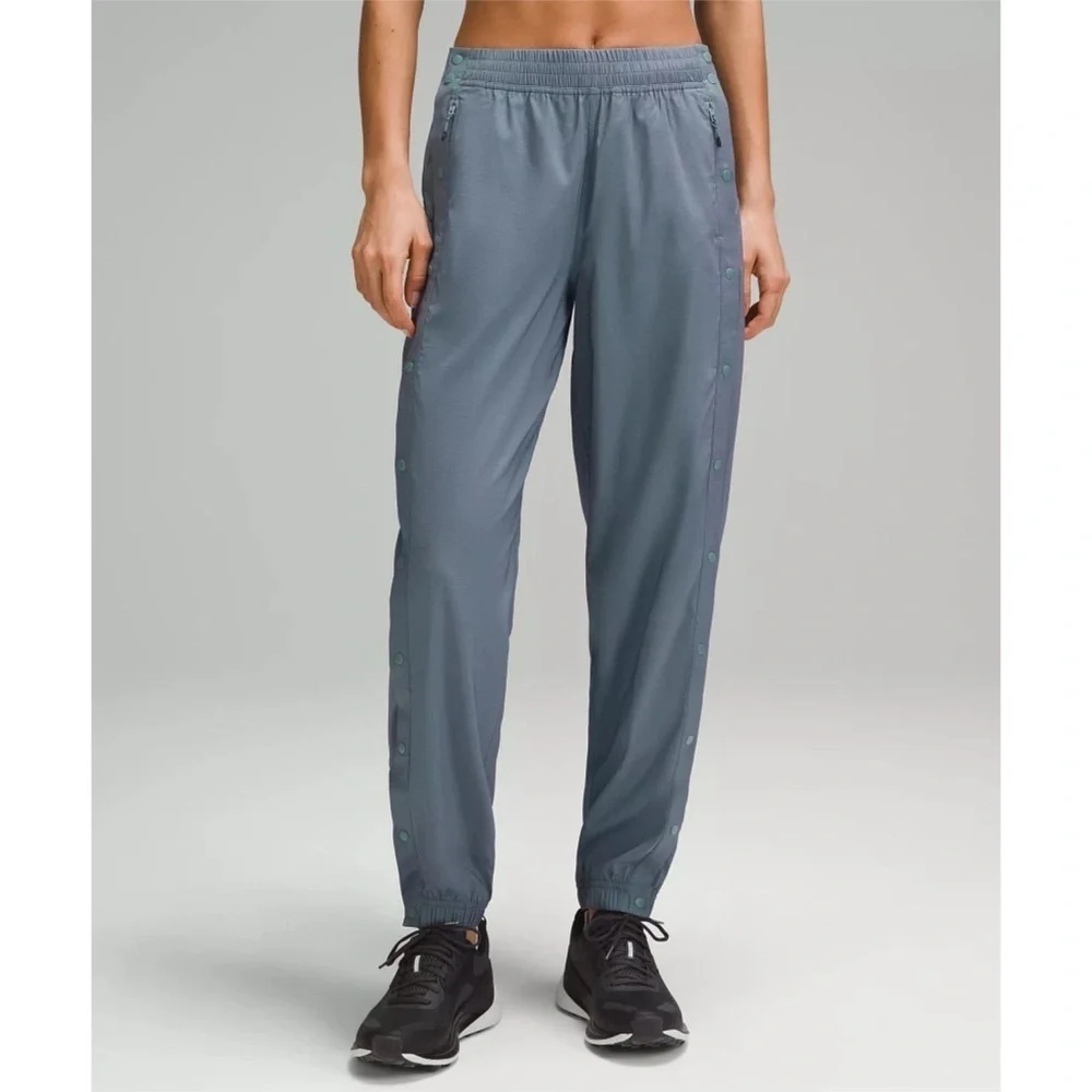 Lululemon Iridescent Tearaway Mid Rise Track Pant Tidewater Teal Purple 12 NWT